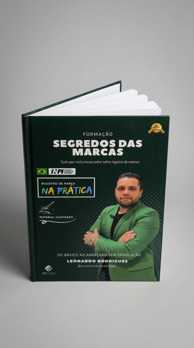Material impresso do curso Registro de Marcas da MFuture Company